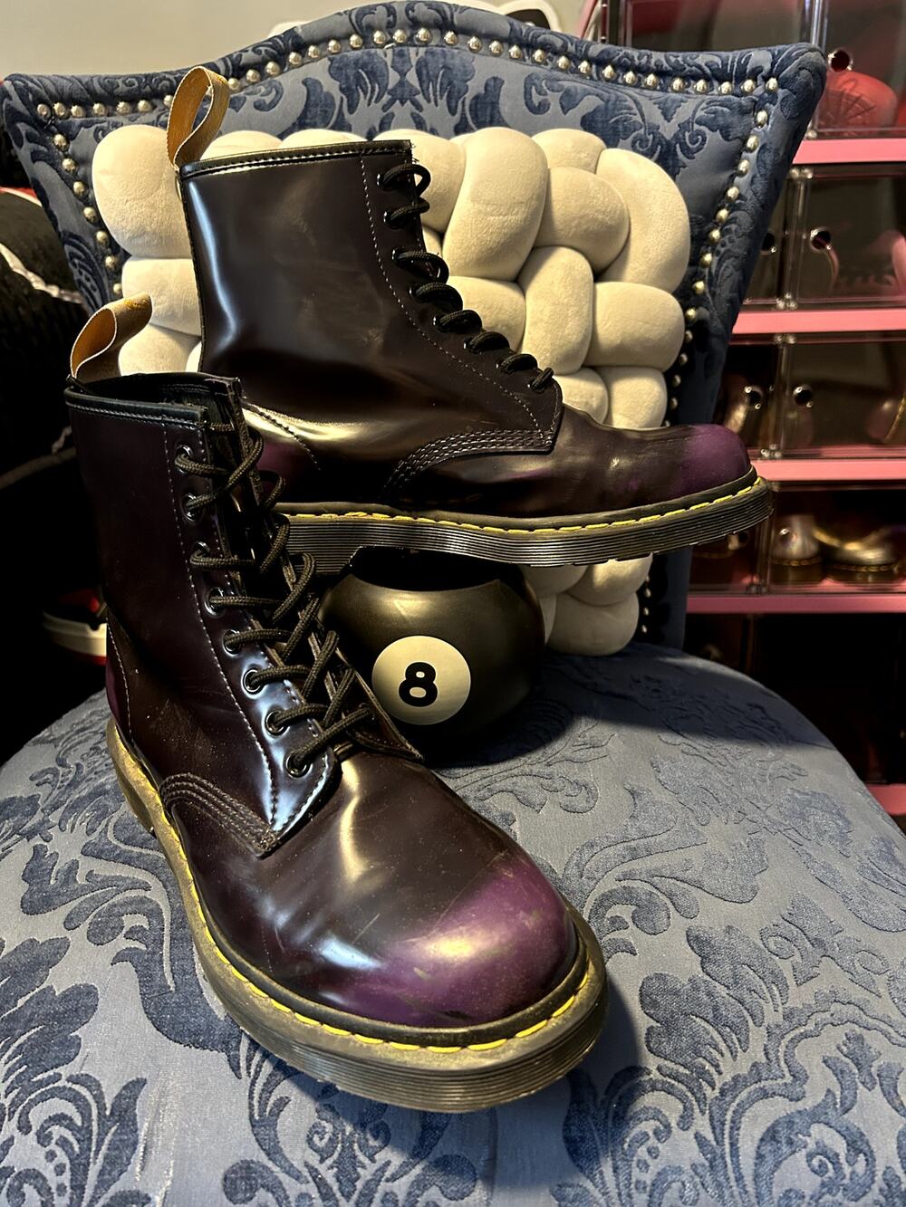Dr Martens Pascal 1460 Purple Rub Off size 11/EU 43